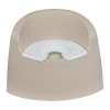 Beige ergonomisch plaspotje - My potty clay