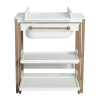Luiertafel met bad - Smart - Wit/naturel 