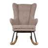 Schommelstoel - rocking chair deluxe teddy - Stone