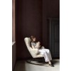 Schommelstoel - rocking chair deluxe pluche - Chalk