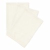 Set van 3 washandjes - Daisy white