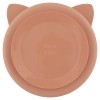Siliconen bord met onderverdelingen kat - Silicone divided suction plate Mrs. Cat