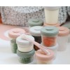 Set bewaarpotjes eerste leeftijd - Eucalyptus 