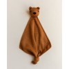 Gebreid knuffeldoekje beer - Teddy tokki rust (Geboortelijst Rocco C.)