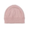 Roos gebreid mutsje - 6-12 maand