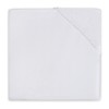 Wit hoeslaken wieg - White  (Geboortelijst Arthur en Maurice V.G.)