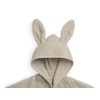 Beige badjas met konijnenoortjes - Bathrobe nougat - maat 3-4 jaar (Geboortelijst Viktor N.)
