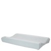 Grijsblauwe waskussenhoes - Changing mat cover cairo wave