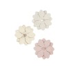 Set van 3 haarspeldjes met bloem - 3 rosy posy hair clips 