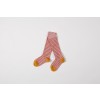 Roze gestreepte kniekousen - Blush