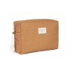 Gewafelde toiletzak - Diva waterproof vanity case caramel (Geboortelijst Rocco C.)