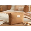 Gewafelde toiletzak - Diva waterproof vanity case caramel (Geboortelijst Rocco C.)