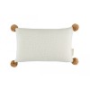 Wit gebreid kussentje - So natural knitted cushion milk