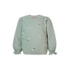 Grijsgroene trui met bloemen - Eustis sweater slate gray 