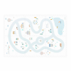 2-in-1 foam puzzel-/speelmat - Village/terrazzo 