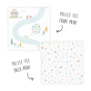 2-in-1 foam puzzel-/speelmat - Village/terrazzo 