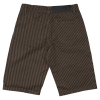 Kakigroene/zwarte short met print - Trow dark khaki