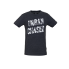Antracietgrijze t-shirt met opschrift - Drone grey mix