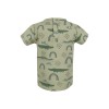 Lichtgroene t-shirt met krokodillen - Crocoba mint