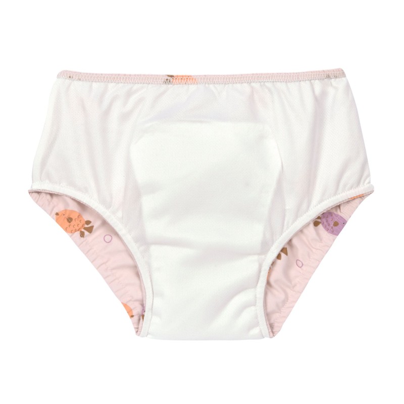 Lassig - Lilaroze zwemluier met visjes - Swim diaper fish light pink